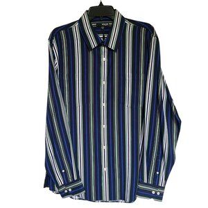Murano Back to Space Slim Fit Men's‎ Long Sleeve Men's Shirts XL NWT